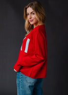 Frosty Holly Ski Sweater-Sweaters-Vixen Collection, Day Spa and Women's Boutique Located in Seattle, Washington