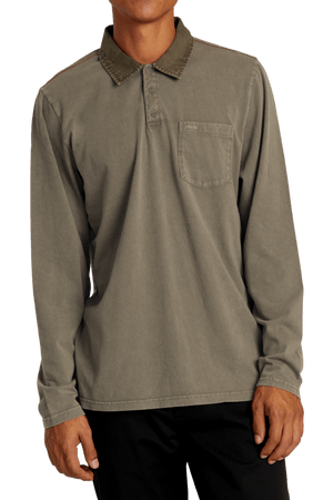 PTC Polo II LS-Men's Tops-Vixen Collection, Day Spa and Women's Boutique Located in Seattle, Washington