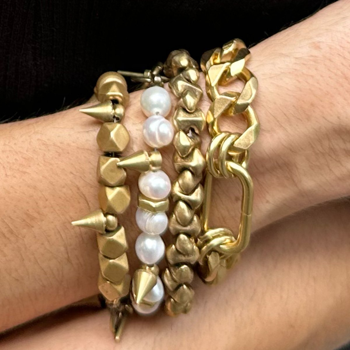 Race Track Chain Bracelet-Bracelets-Vixen Collection, Day Spa and Women's Boutique Located in Seattle, Washington