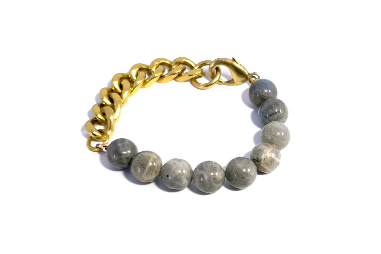 Remix: Faceted Labradorite Bracelet-Bracelets-Vixen Collection, Day Spa and Women's Boutique Located in Seattle, Washington