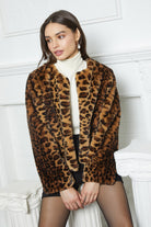 Vesper Faux Fur Jacket-Jackets-Vixen Collection, Day Spa and Women's Boutique Located in Seattle, Washington