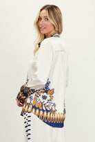 Calista Blouse-Long Sleeves-Vixen Collection, Day Spa and Women's Boutique Located in Seattle, Washington