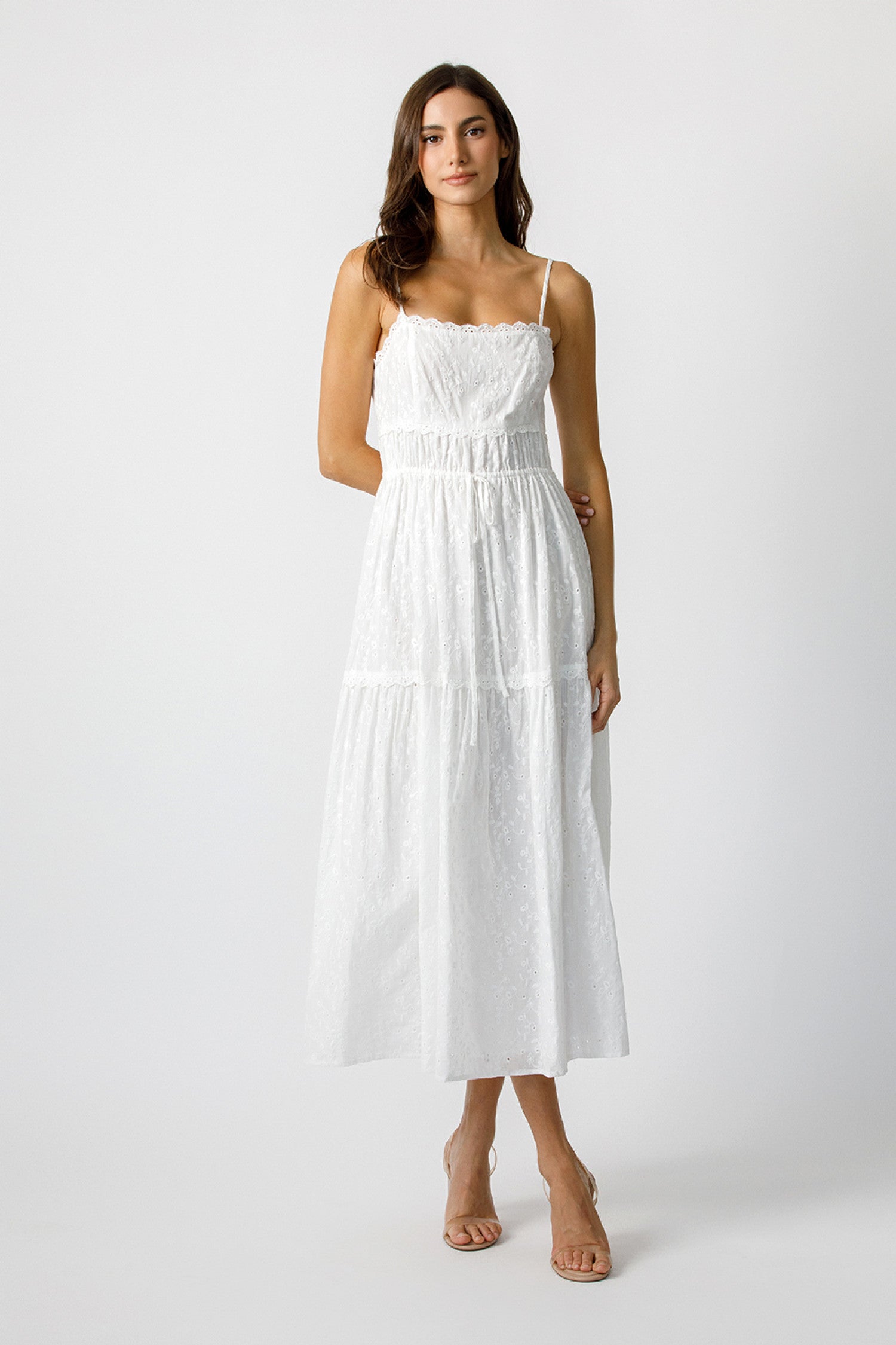Alliana Eyelet Dress-Dresses-Vixen Collection, Day Spa and Women's Boutique Located in Seattle, Washington