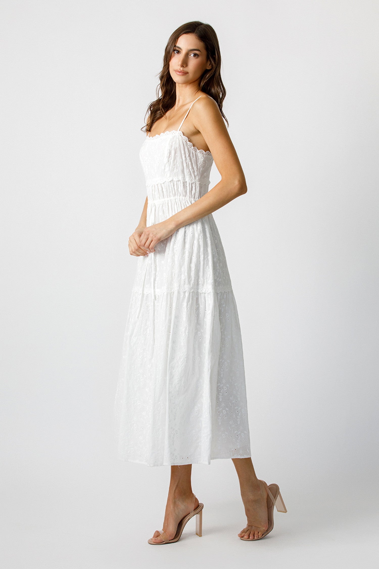 Alliana Eyelet Dress-Dresses-Vixen Collection, Day Spa and Women's Boutique Located in Seattle, Washington