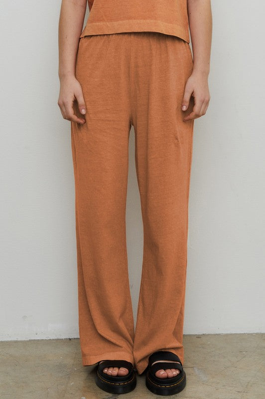New Flow Cotton Flare Pant-Loungewear Bottoms-Vixen Collection, Day Spa and Women's Boutique Located in Seattle, Washington