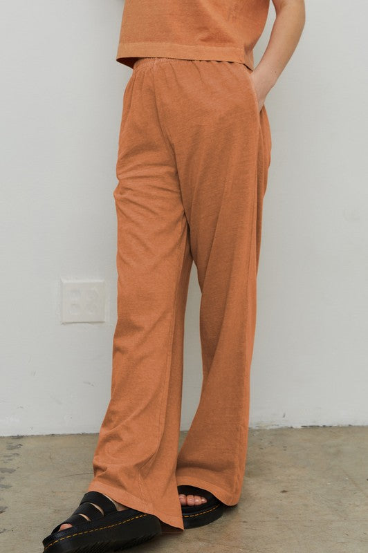 New Flow Cotton Flare Pant-Loungewear Bottoms-Vixen Collection, Day Spa and Women's Boutique Located in Seattle, Washington