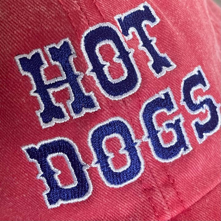 Hot Dogs Baseball Cap-Hats-Vixen Collection, Day Spa and Women's Boutique Located in Seattle, Washington