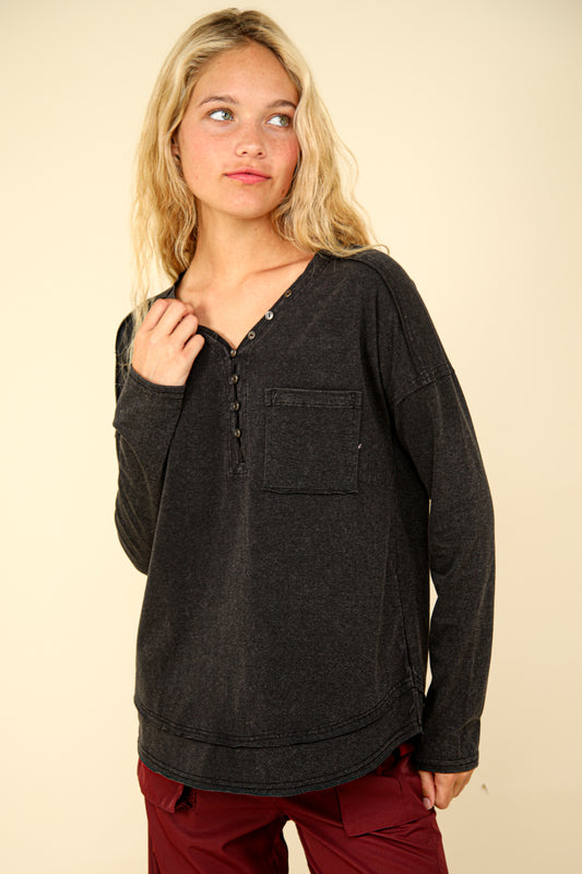 Valerie Knit Top-Long Sleeves-Vixen Collection, Day Spa and Women's Boutique Located in Seattle, Washington