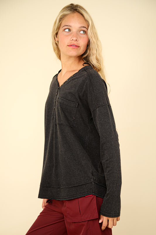 Valerie Knit Top-Long Sleeves-Vixen Collection, Day Spa and Women's Boutique Located in Seattle, Washington