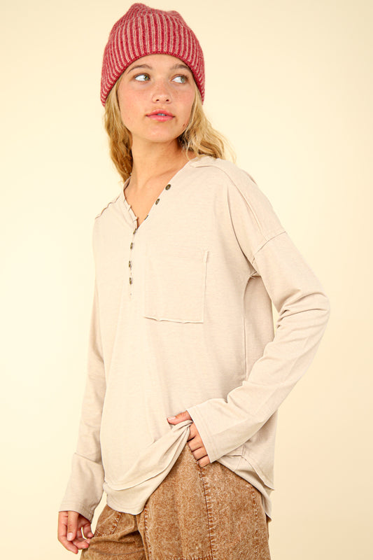 Valerie Knit Top-Long Sleeves-Vixen Collection, Day Spa and Women's Boutique Located in Seattle, Washington