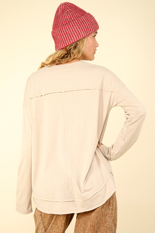 Valerie Knit Top-Long Sleeves-Vixen Collection, Day Spa and Women's Boutique Located in Seattle, Washington