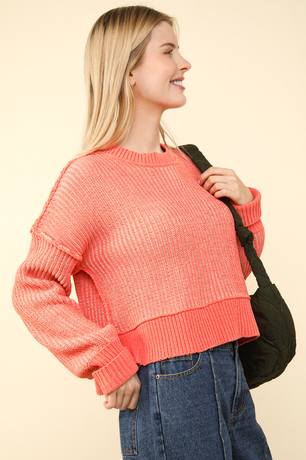 Juliana Striped Sweater-Sweaters-Vixen Collection, Day Spa and Women's Boutique Located in Seattle, Washington