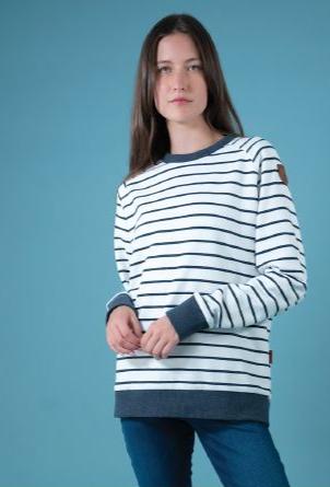 Filippa Striped Long Sleeve-Long Sleeves-Vixen Collection, Day Spa and Women's Boutique Located in Seattle, Washington