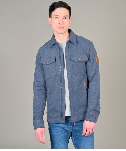 Mountaineer Fleece Overshirt-Men's Tops-Vixen Collection, Day Spa and Women's Boutique Located in Seattle, Washington