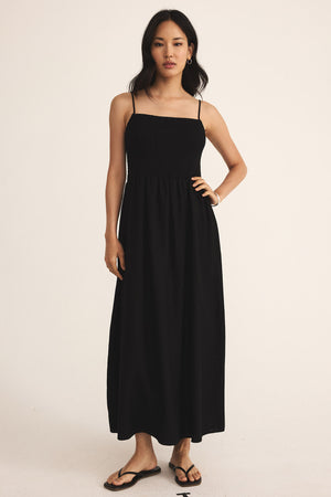 Bayside Linen Maxi Dress-Dresses-Vixen Collection, Day Spa and Women's Boutique Located in Seattle, Washington