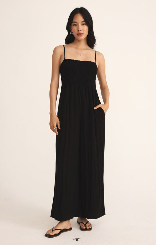 Beachside Smocked Jumpsuit-Jumpsuits-Vixen Collection, Day Spa and Women's Boutique Located in Seattle, Washington