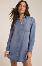 Dover Chambray Dress-Dresses-Vixen Collection, Day Spa and Women's Boutique Located in Seattle, Washington