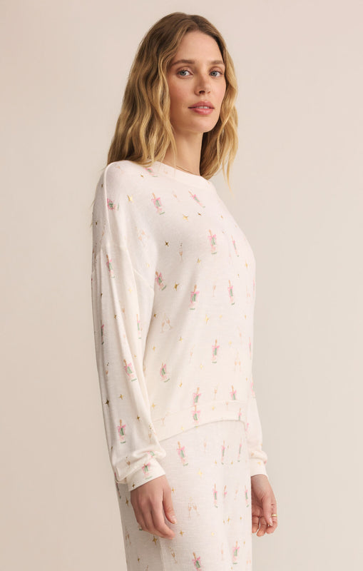 Champs Long Sleeve Top-Long Sleeves-Vixen Collection, Day Spa and Women's Boutique Located in Seattle, Washington