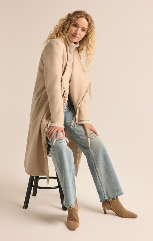 Alchemist Fringe Coat-Outerwear-Vixen Collection, Day Spa and Women's Boutique Located in Seattle, Washington