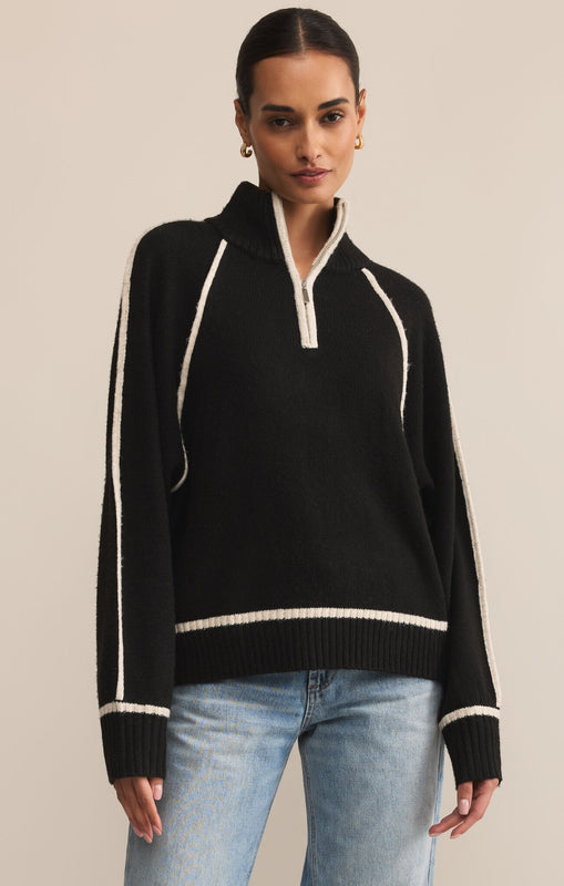 Alps Half Zip Sweater-Sweaters-Vixen Collection, Day Spa and Women's Boutique Located in Seattle, Washington