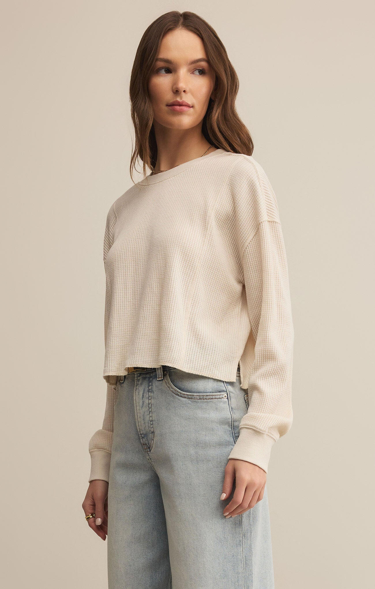 Angel Mini Thermal Top-Long Sleeves-Vixen Collection, Day Spa and Women's Boutique Located in Seattle, Washington