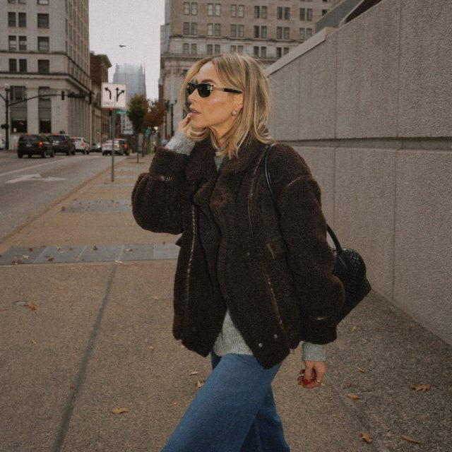 Ari Sherpa Coat-Jackets-Vixen Collection, Day Spa and Women's Boutique Located in Seattle, Washington