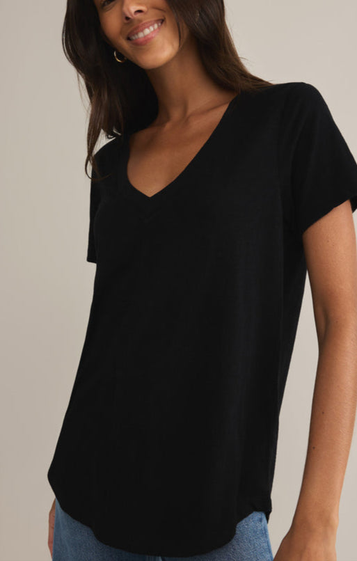 Asher V-Neck Tee-Short Sleeves-Vixen Collection, Day Spa and Women's Boutique Located in Seattle, Washington