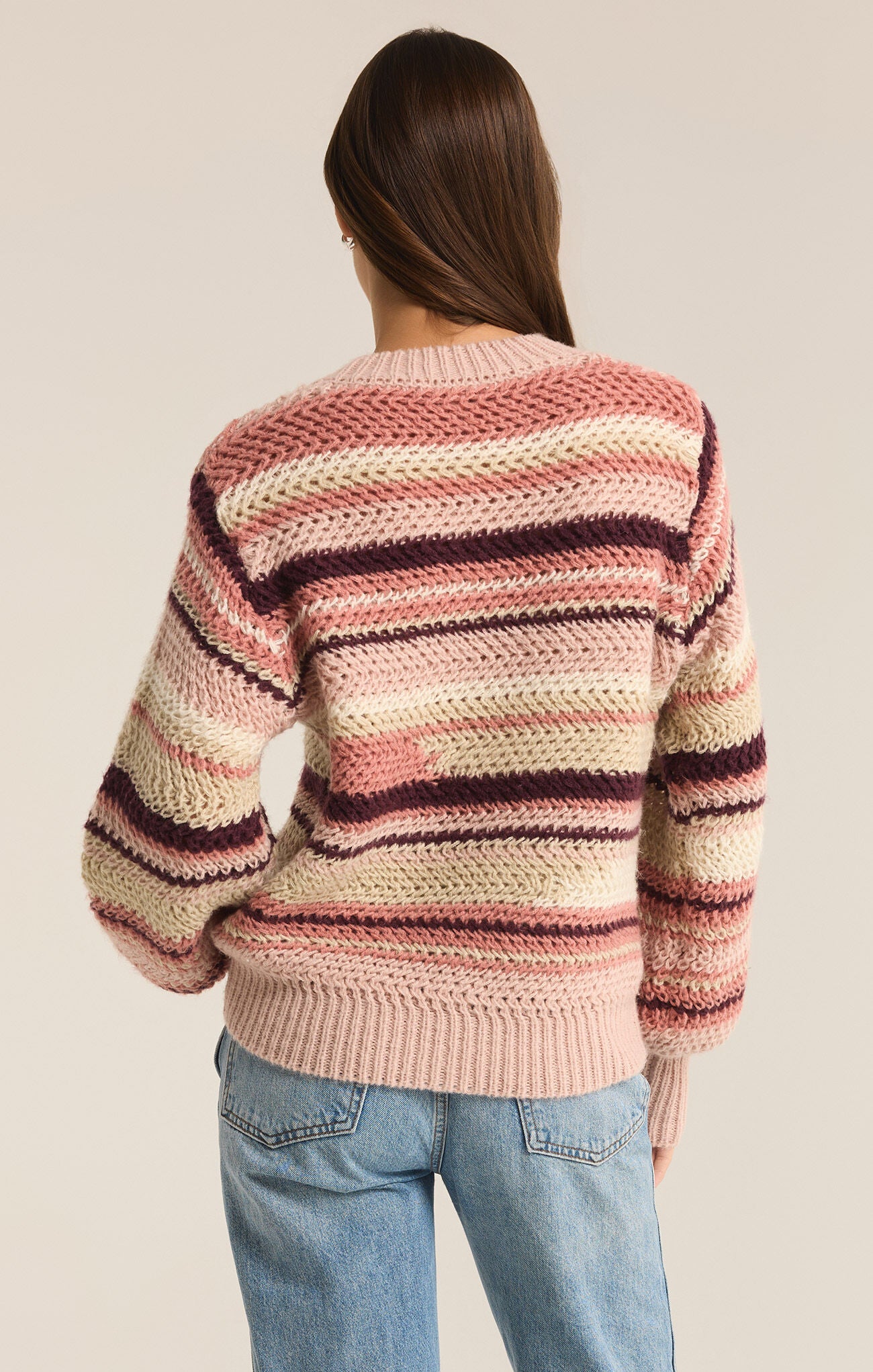 Asheville Stripe Sweater-Sweaters-Vixen Collection, Day Spa and Women's Boutique Located in Seattle, Washington