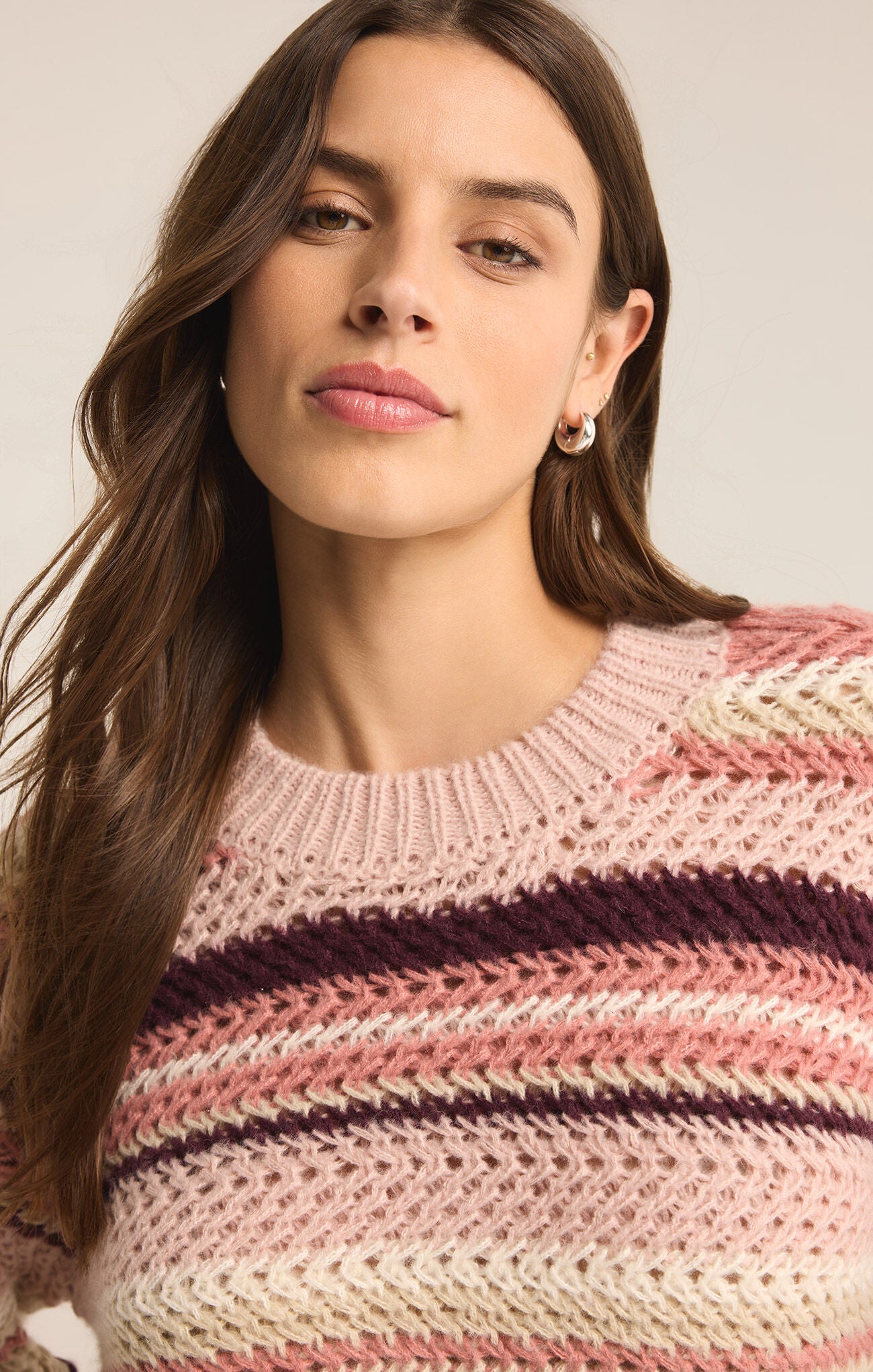 Asheville Stripe Sweater-Sweaters-Vixen Collection, Day Spa and Women's Boutique Located in Seattle, Washington