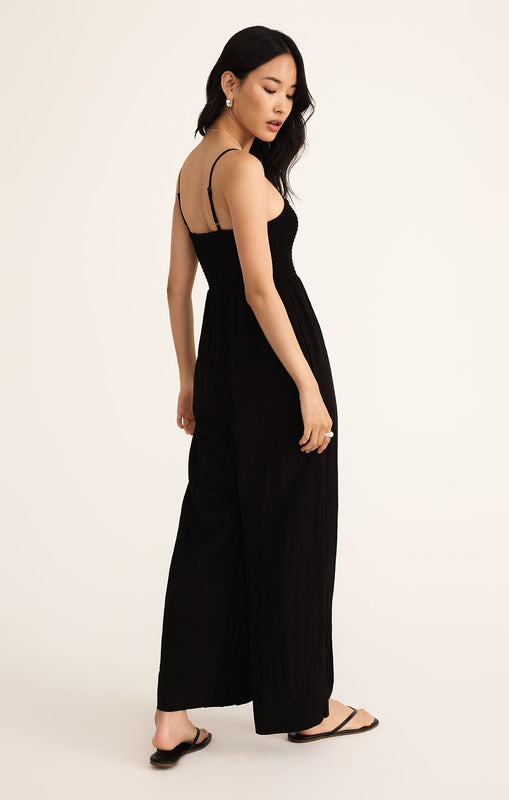 Beachside Smocked Jumpsuit-Jumpsuits-Vixen Collection, Day Spa and Women's Boutique Located in Seattle, Washington