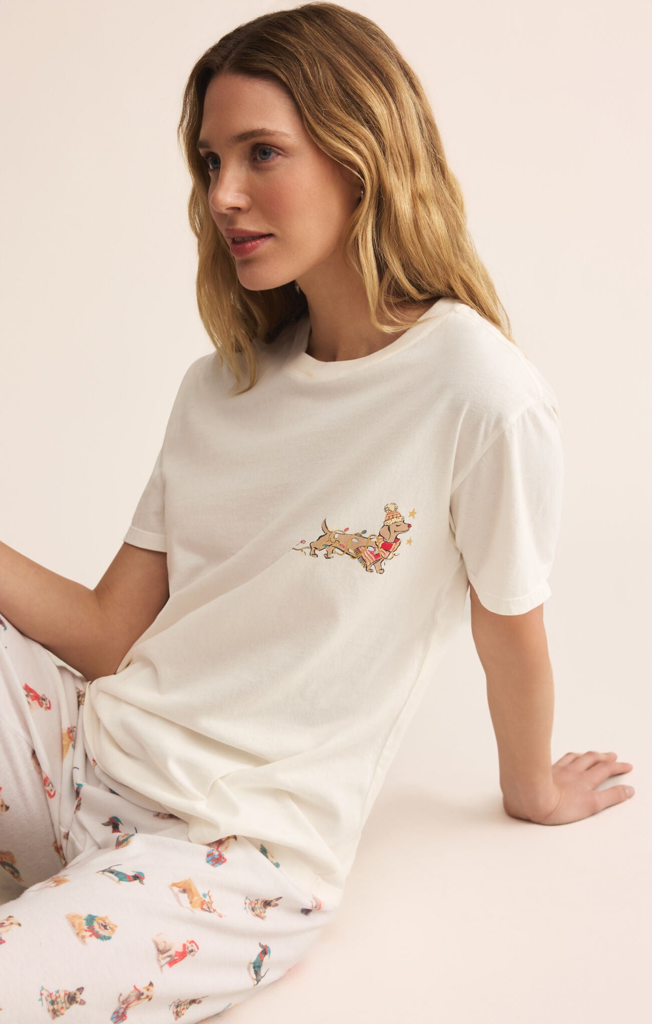 Bestie Boyfriend Tee-Short Sleeves-Vixen Collection, Day Spa and Women's Boutique Located in Seattle, Washington