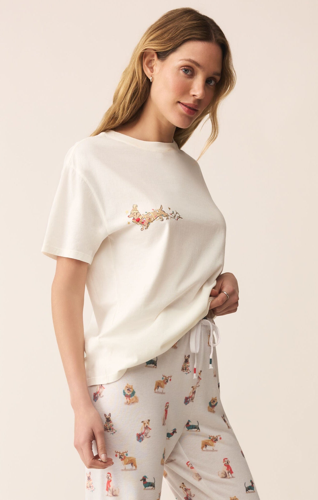 Bestie Boyfriend Tee-Short Sleeves-Vixen Collection, Day Spa and Women's Boutique Located in Seattle, Washington