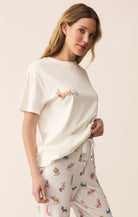 Bestie Boyfriend Tee-Short Sleeves-Vixen Collection, Day Spa and Women's Boutique Located in Seattle, Washington