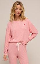 Bisous Stripe Long Sleeve Top-Long Sleeves-Vixen Collection, Day Spa and Women's Boutique Located in Seattle, Washington