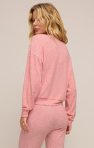 Bisous Stripe Long Sleeve Top-Long Sleeves-Vixen Collection, Day Spa and Women's Boutique Located in Seattle, Washington