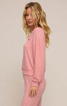 Bisous Stripe Long Sleeve Top-Long Sleeves-Vixen Collection, Day Spa and Women's Boutique Located in Seattle, Washington