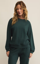 Classic Boyfriend Fleece Sweatshirt-Sweatshirts-Vixen Collection, Day Spa and Women's Boutique Located in Seattle, Washington