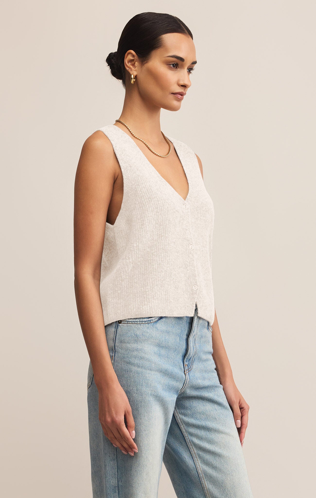 Bryce Sweater Vest-Sweaters-Vixen Collection, Day Spa and Women's Boutique Located in Seattle, Washington