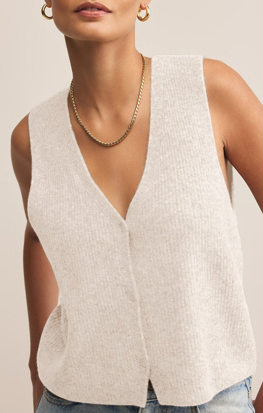 Bryce Sweater Vest-Sweaters-Vixen Collection, Day Spa and Women's Boutique Located in Seattle, Washington