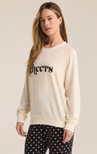 Cassie Cheers LS Raglan-Long Sleeves-Vixen Collection, Day Spa and Women's Boutique Located in Seattle, Washington