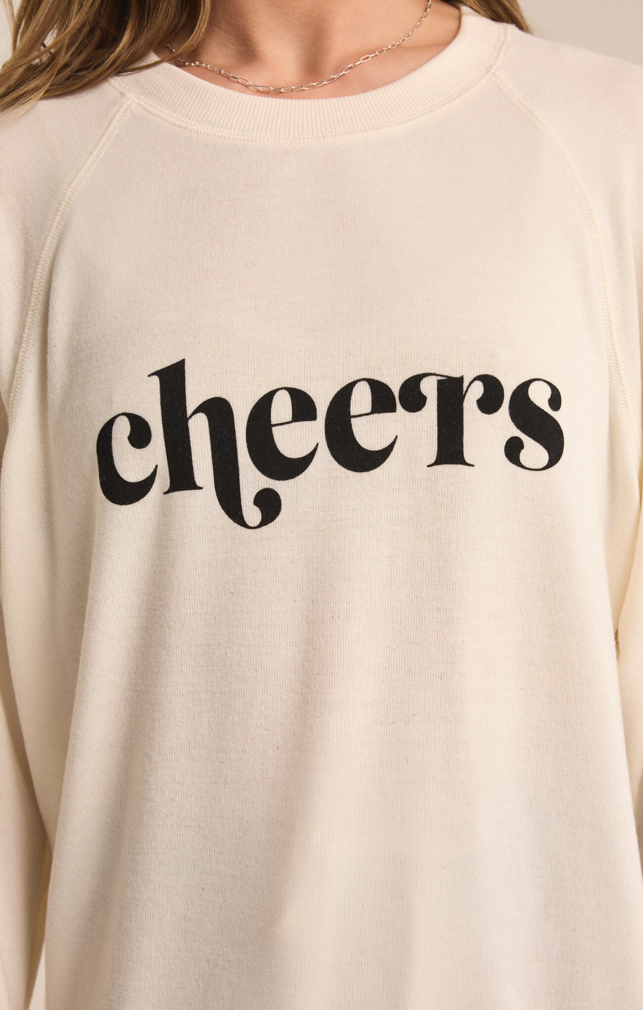 Cassie Cheers LS Raglan-Long Sleeves-Vixen Collection, Day Spa and Women's Boutique Located in Seattle, Washington