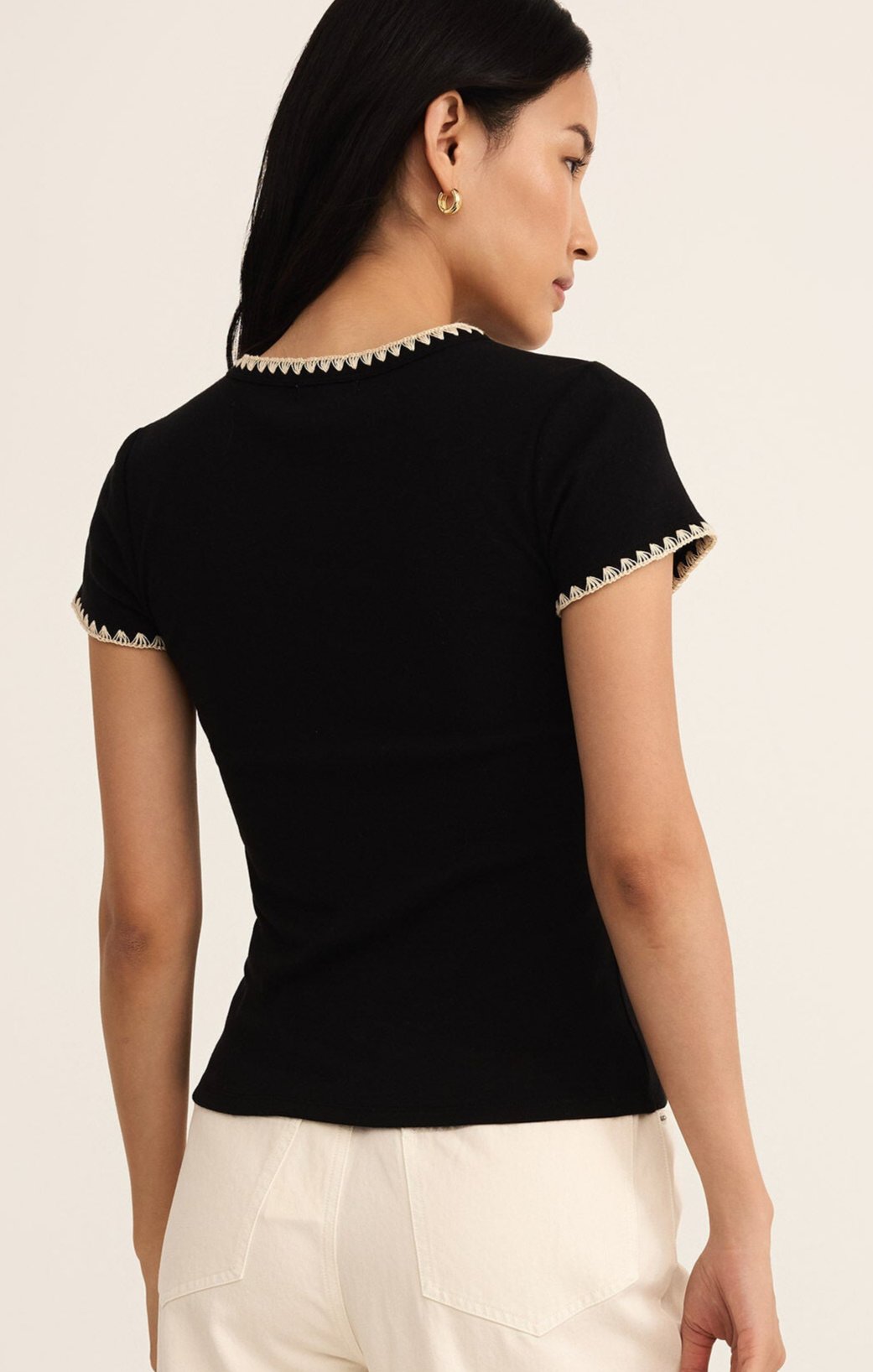 Cassis Rib Tee-Short Sleeves-Vixen Collection, Day Spa and Women's Boutique Located in Seattle, Washington