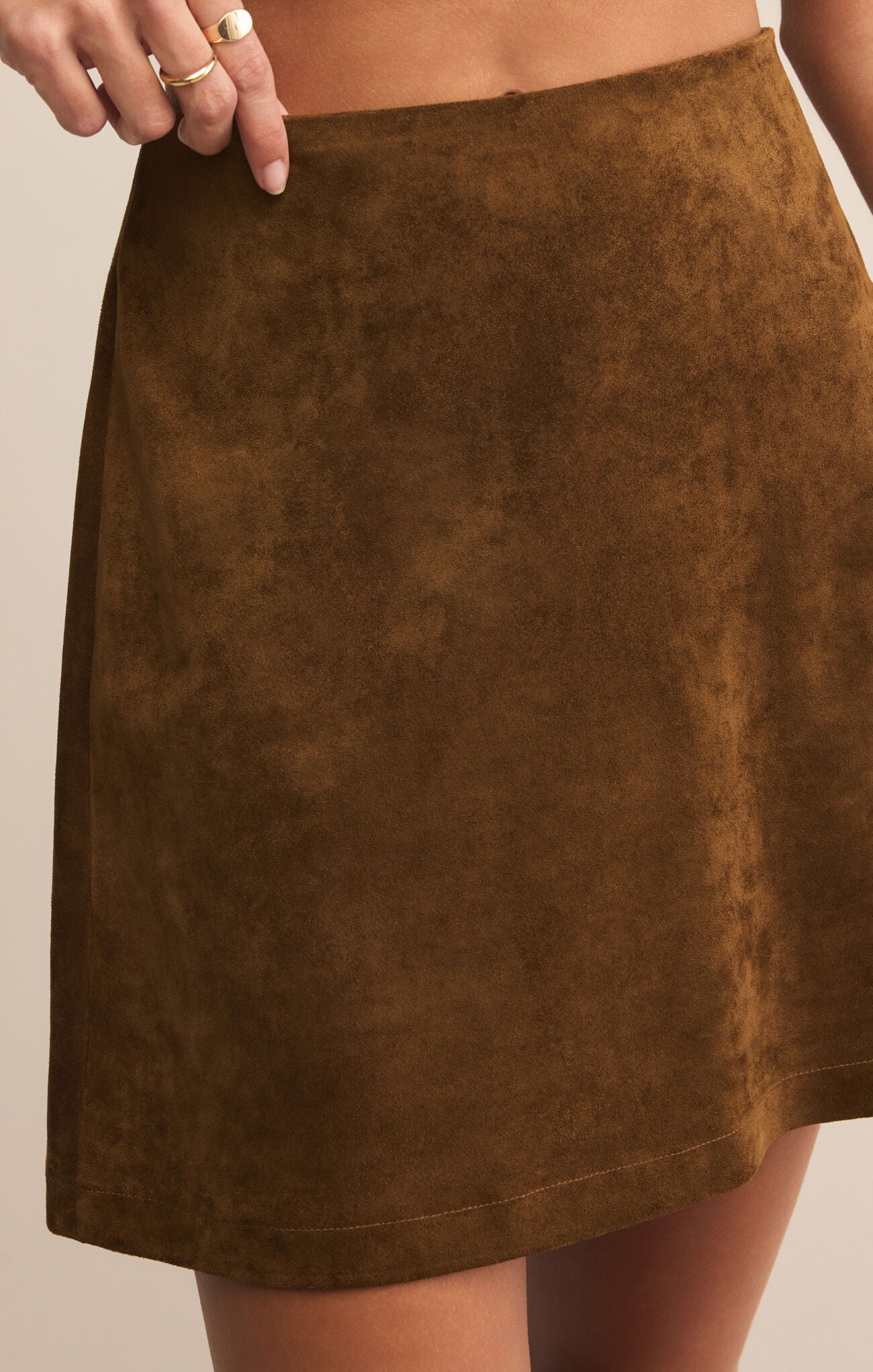 Ciera Suede Mini Skirt-Skirts-Vixen Collection, Day Spa and Women's Boutique Located in Seattle, Washington