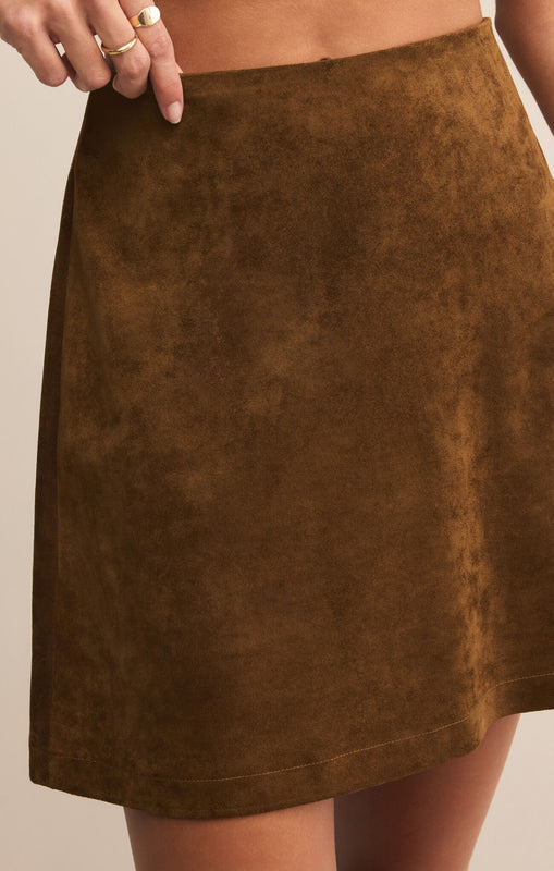 Ciera Suede Mini Skirt-Skirts-Vixen Collection, Day Spa and Women's Boutique Located in Seattle, Washington