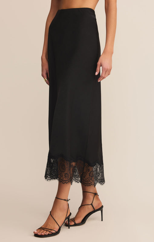 Cinder Lace Midi Skirt-Skirts-Vixen Collection, Day Spa and Women's Boutique Located in Seattle, Washington
