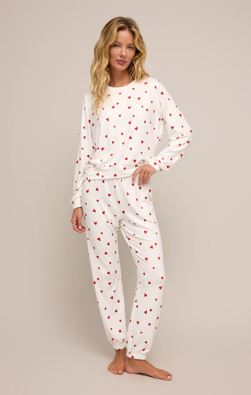 Classic Heart Long Sleeve Top-Long Sleeves-Vixen Collection, Day Spa and Women's Boutique Located in Seattle, Washington