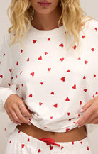 Classic Heart Long Sleeve Top-Long Sleeves-Vixen Collection, Day Spa and Women's Boutique Located in Seattle, Washington