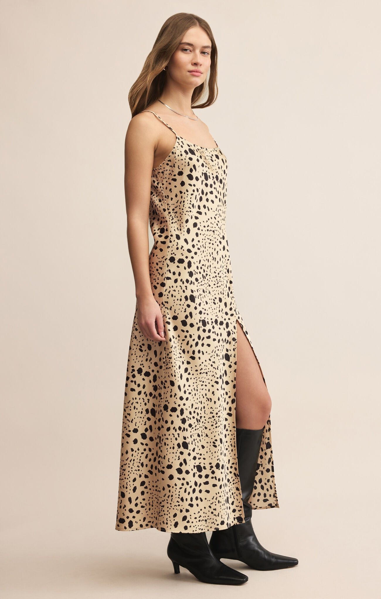 Crystal Savanna Midi Dress-Dresses-Vixen Collection, Day Spa and Women's Boutique Located in Seattle, Washington