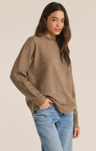 Gia Crew Neck Sweater-Sweaters-Vixen Collection, Day Spa and Women's Boutique Located in Seattle, Washington