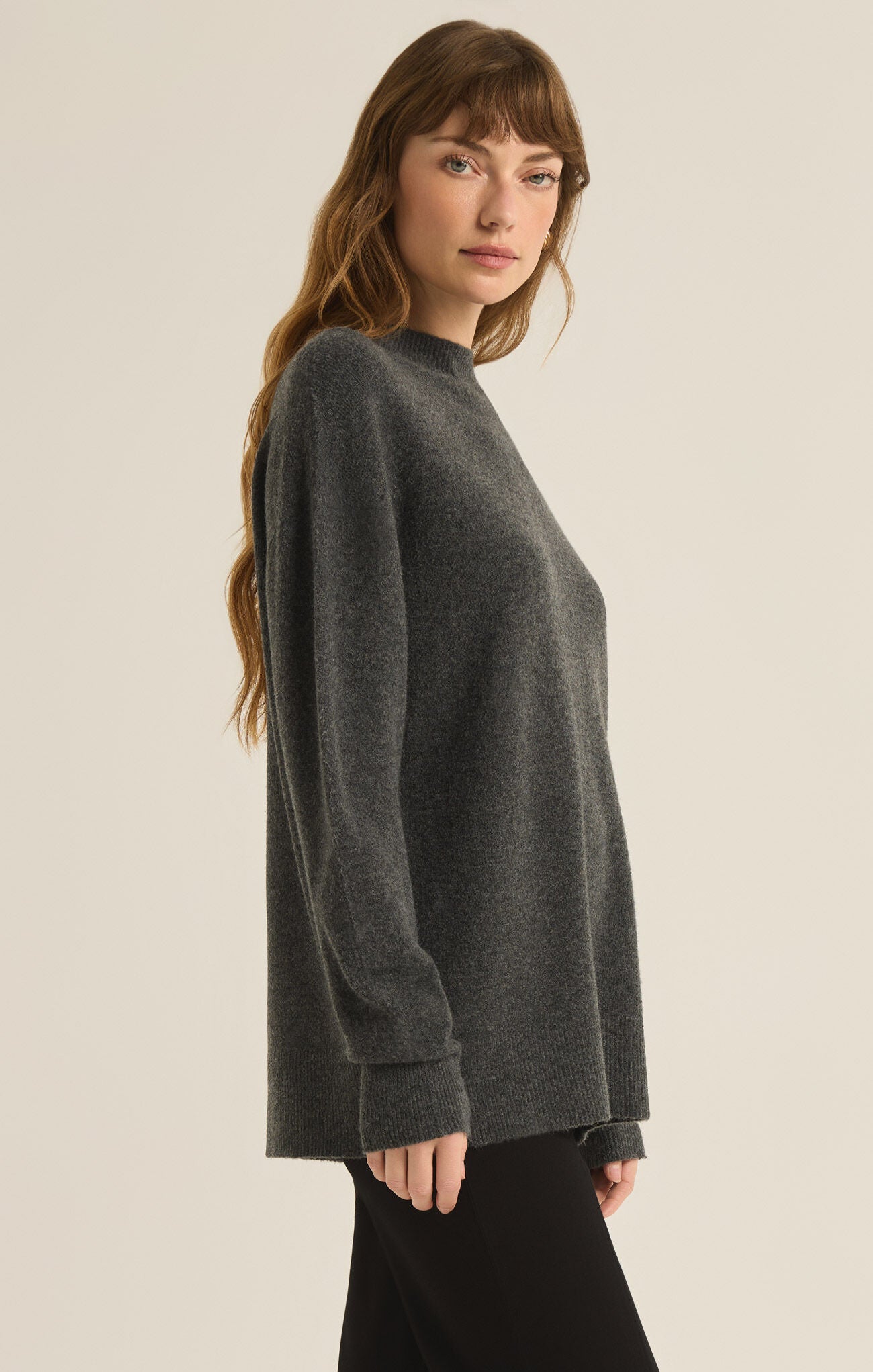 Gia Crew Neck Sweater-Sweaters-Vixen Collection, Day Spa and Women's Boutique Located in Seattle, Washington